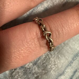 Pandora Knotted Heart Sterling Silver Ring